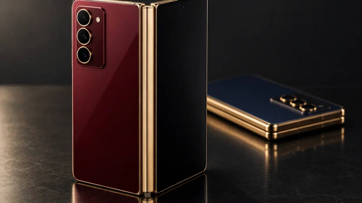 Samsung W27 Goes Official in China as a Gold-Trimmed Fold8 Ultra With Satellite Calling